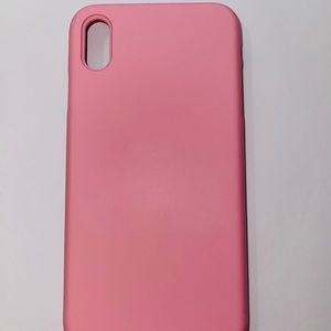 iPhone XS Max Pink Liquid Silicone Case